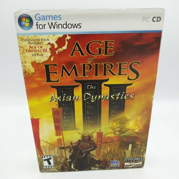 Age of Empires Asian Dynastics Game NO DISK Case, Sleeve, 2007, Booklets ONLY - Picture 2 of 6